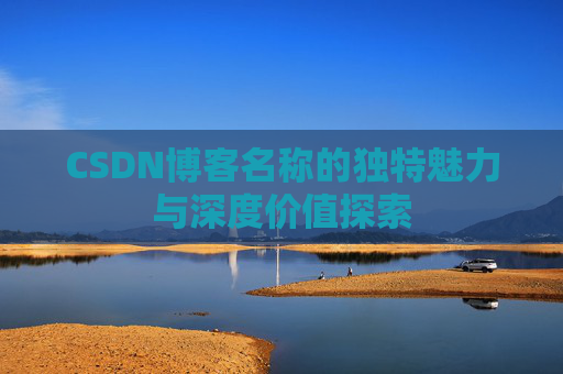 CSDN博客名称的独特魅力与深度价值探索